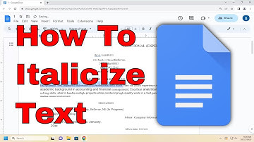 How To Italicize Text In Google Docs [Different Options]