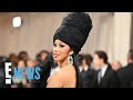 Cardi b reacts to backlash over met gala designer name  e news