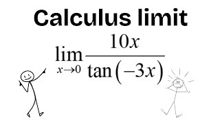 Solving Limit tan(ax)/ax | No explanation 