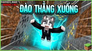 Tôi Phá Đảo Minecraft Bằng Cách Đào Thẳng Xuống Đáy Map Skyblock Tấu Hài 🤣