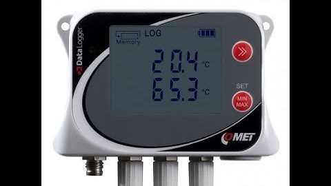 Premium datalogger for 4 external Pt1000 temperature probes