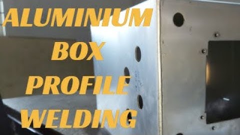 Aluminium Box Profile Welding by Nikit Engineers Welding Automation & Robotics Solutions India