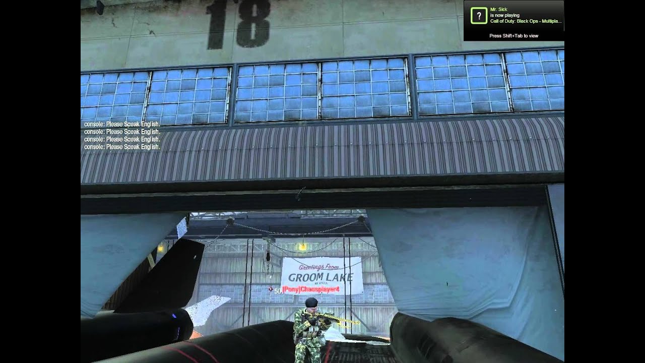 Call of Duty Black Ops EPIC Bank Shot Tomahawk on Hangar 18 CALLmeSCOOBY (BO Gameplay)