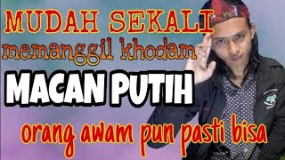cara memanggil khodam macan putih