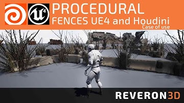 Procedural Fences with Houdini and Unreal Engine 4 (UE4) - Showcase 1