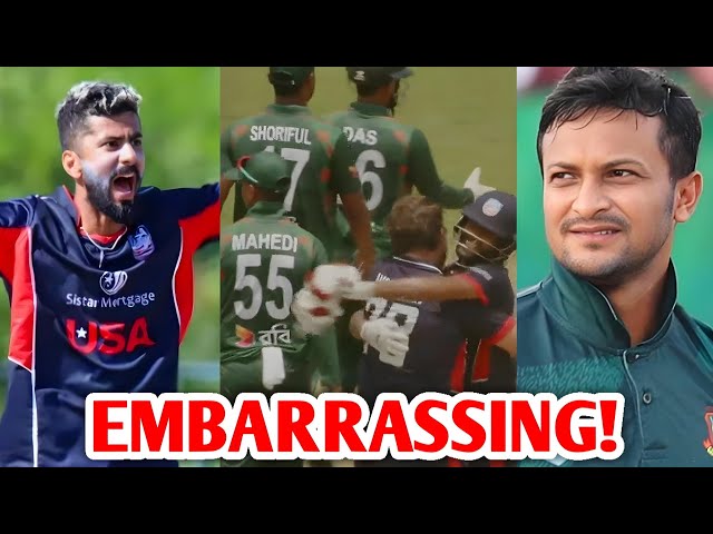 WTF is going on...Bangladesh Series LOSS to USA! 😱| Shakib Al Hasan TROLLED | BAN vs USA T20 class=