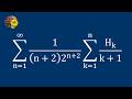 This Double Sum = ln³(2)/6