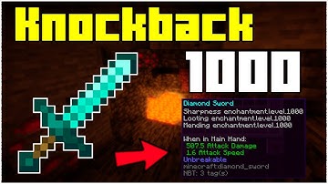 How To Get A Knockback 1,000 Sword In Minecraft 1.17.1! (2024)