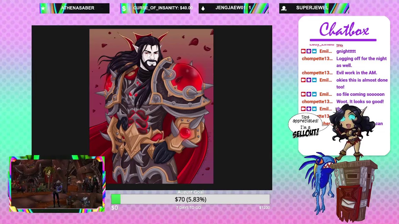 WoW Dertemiz Vampire Elf Art Commission!