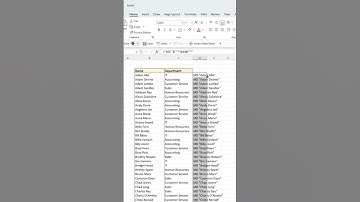 How to create hundreds of employee folders in seconds  🤯 #excel #shorts