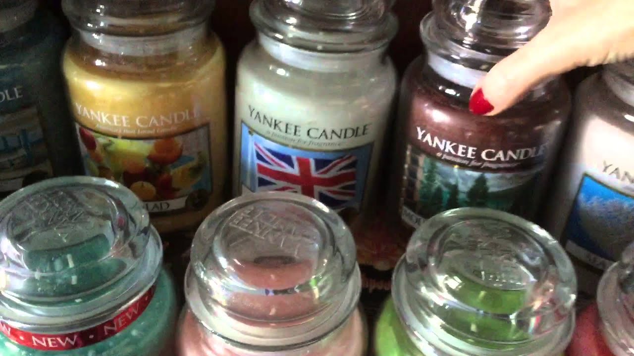 My Yankee candle collection second YouTube