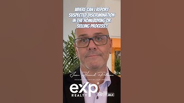Where can I report suspected discrimination in the homebuying or selling process? | #RealEstate