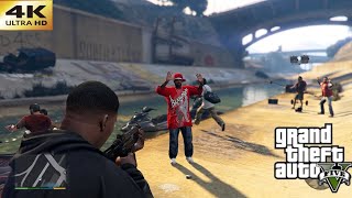 GTA V PS5 ENHANCED 4K HDR 🔥Trevor &amp; Franklin Ultimate Ultra Realistic Graphics Next-Gen Experience😱