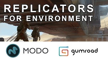 Modo replicators for environment Tutorial - Trailer