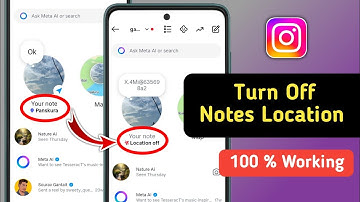 How to Turn Off Instagram Notes Location | Turn Off Instagram Map Location