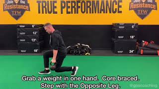 EOTW: Offset Walking Lunge