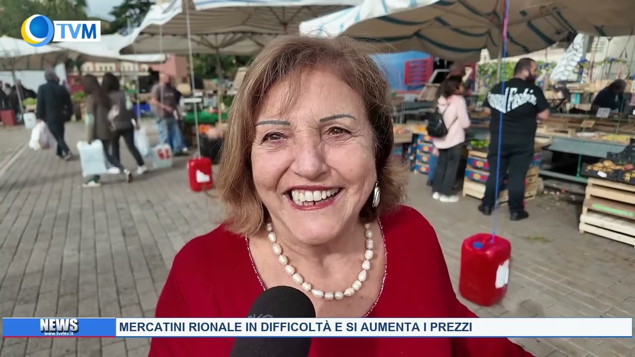 MERCATINI RIONALE IN DIFFICOLTÀ E SI AUMENTA I PREZZI