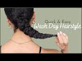 WASH DAY HAIRSTYLE TO STRETCH YOUR NATURAL HAIR | AbbieCurls