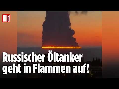 UKRAINE-ANGRIFF vor Sotschi: Drohne trifft Russen-Öltanker im Schwarzen Meer