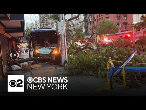 MTA bus crashes
