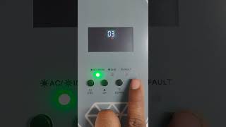 #Error number 3 setting AC input voltage