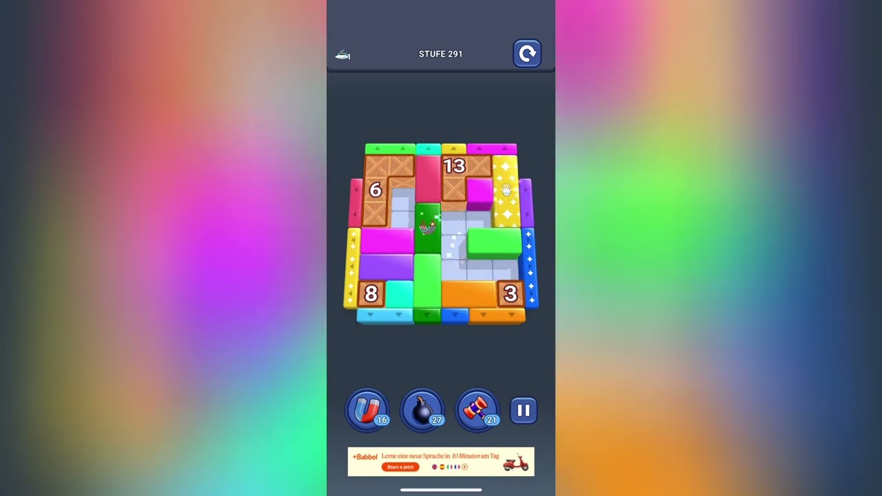 Shape Escape Level 291 Solution walkthrough 