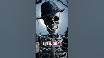 A Skeleton’s Advice #shortvideo #shorts #viral #video #motivation #dontwasteyourlife #ai #advice