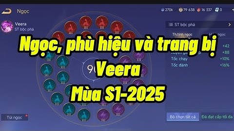 Bảng ngọc Veera mới nhất 2025 (cập nhật ngày 19/4/2025)#rov #huongdandimidlienquan #lienquanmobile