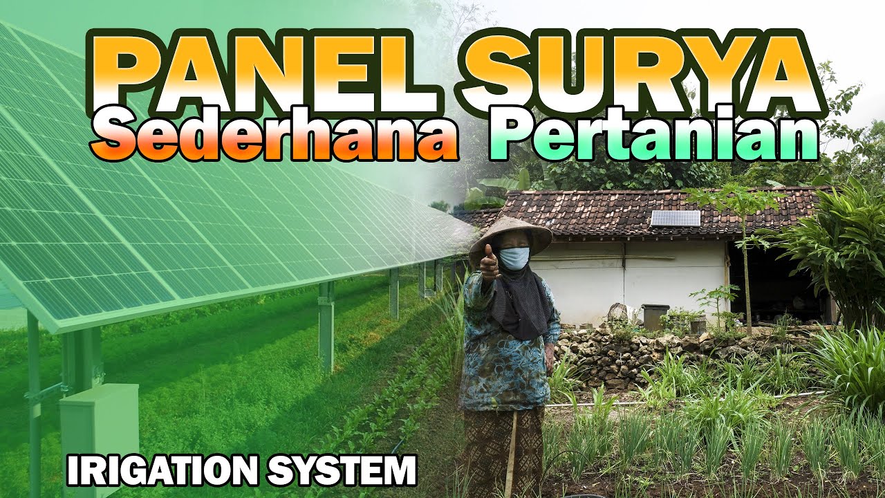 PANEL SURYA PERTANIAN Solar cell solar panel PLTS sederhana