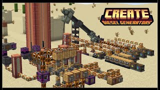 Create : Diesel Generators Mod : Pumpjacks, Diesel Engines, Distillation Towers & More