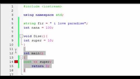 #10 c++,Global and Local variable