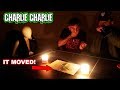 (CHARLIE IS ALIVE) PLAYING CHARLIE CHARLIE PENCIL CHALLENGE WITH CHARLIE THE MANNEQUIN AT 3 AM