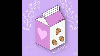 Almond Milk 🥛 inspired by Huggle Rainbow made with @Procreate
