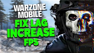 Warzone Mobile: lag fix for low end device ! Increase fps ✅