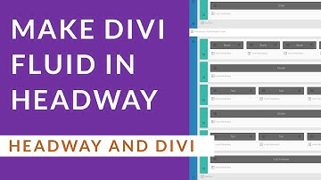 A Divi Fluid Layout Using Headway