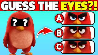 💫🐦Which EYES Belong to Red? 👀 | Can you guess them right? | The Angry Birds Movie Quiz | Red, Chuck