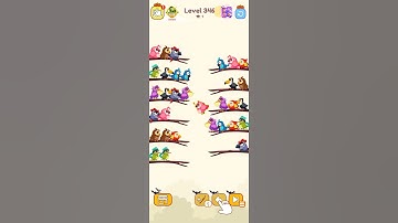 bird sort color game level 346 #birdsortcolor #gamedesign #gameplay #birdsortcolorpuzzle #gamelevel