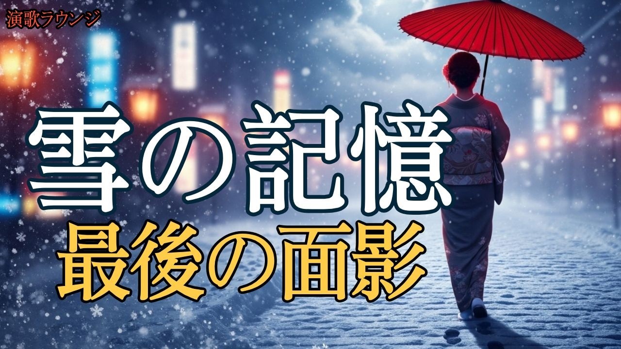 雪の記憶 〜最後の面影〜 | 女性ボーカル 演歌 全10曲 | 懐メロ 昭和演歌 | 演歌ラウンジ vol.154