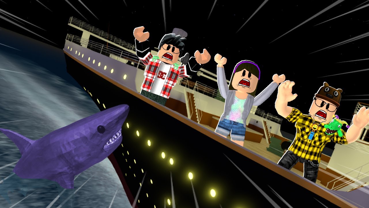TIA GRAÇA, VELHOTE E NOVOTE TENTARAM SOBREVIVER NO NAVIO AFUNDANDO!!! - ROBLOX (TITANIC)