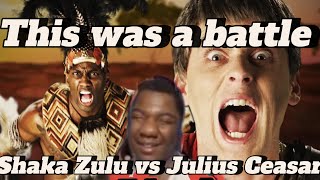 Great Neptune! | Julius Ceasar VS Shaka Zulu - Epic Rap Battles Of History (Reaction)