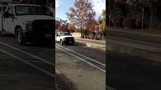 Davis ca Davis public parks works truck Al of a sudden show up 11 30 23