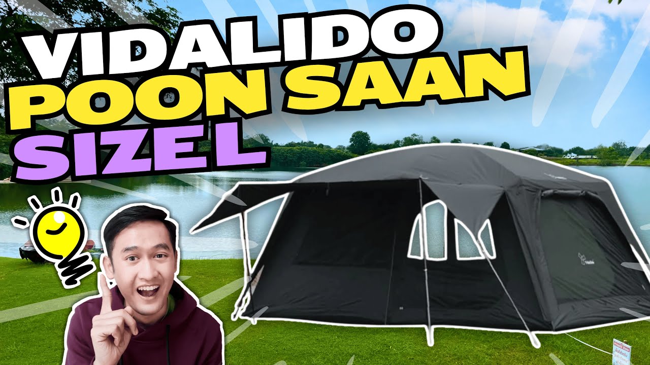 Setting up Vidalido Poon Saan L for Camping - SWT Landcamp by Suwanthara Thailand