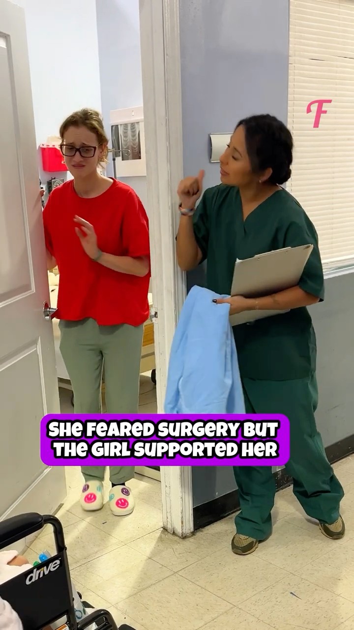 She Was Terrified of Surgery but a Little Girl Gave Her Strength! #shorts