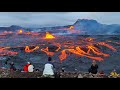 VOLCANO ERUPTION ANOMALY! MULTIPLE VENTS UNDER LAVA LAKE! DOUBLE SIDED VENT AT THE MAIN CRATER! 4K