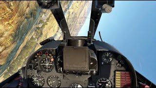 Вылет на Mirage 5F в VR шлеме в War Thunder. СБ режим.