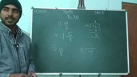 Mathematics Class 4th Chapter 7 Exercise 7.6