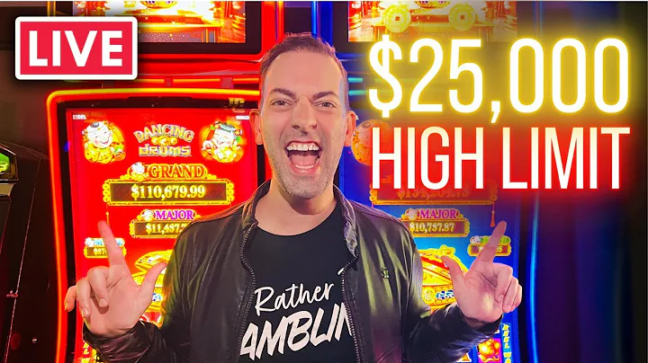 LIVE $25,000 High Limit Slots  Jackpot Party Time