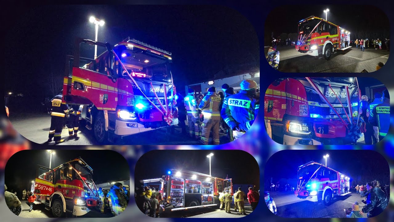 🚨ALARMOWO KOLUMNA POJAZDÓW🚨   !   🚨PRZYWITANIE NOWEGO SAMOCHODU W OSP DĘBIEŃSKO STARE🚨 !