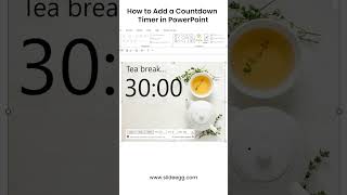 How to Add a Countdown Timer in PowerPoint #slideegg