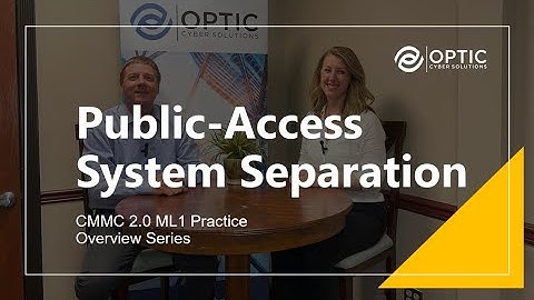 Public-Access System Separation (SC.L1-3.13.5)